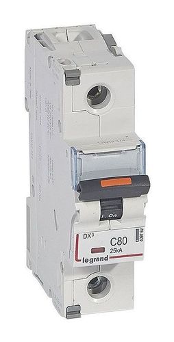 Автоматический выключатель Legrand DX³ 1P 80А (C) 25кА