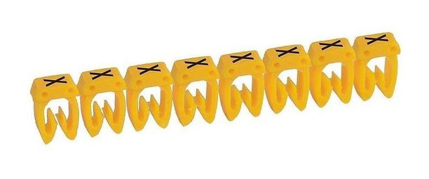 Маркер CAB 3 - для кабеля 0,15-0,5 мм² - заглавная буква X